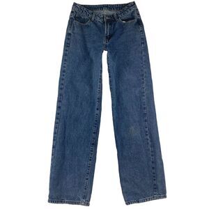Shein Womens Jeans Blue Medium‎ Wash Mid Rise Size Tall S (28x32 Measured)
